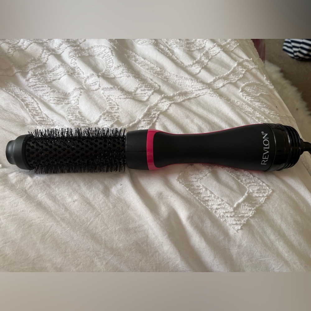 Revlon Black and Pink Round Hair Brush